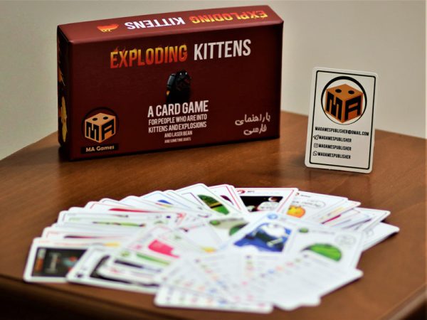 بازی فکری MA Games مدل اکسپلودینگ کیتنز Exploding Kittens همراه اکسپنشن