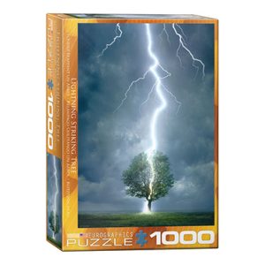 پازل هزار تکه یوروگرافیک آلمان مدل صاعقه بر درخت Lightning striking tree
