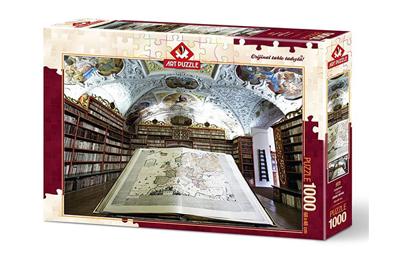 پازل 1000 تکه آرت پازل ترکیه مدل کتابخانه Library