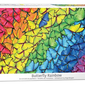 پازل یوروگرافیک آلمان مدل رنگین کمان پروانه Butterfly Rainbow