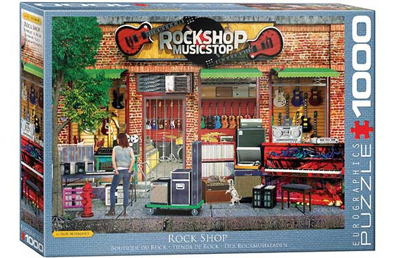 پازل یوروگرافیک آلمان مدل مغازه موسیقی Rock Shop