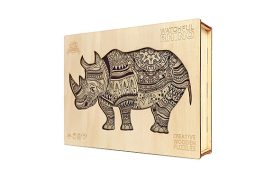 پازل چوبی وود بست مدل کرگدن مراقب Wood Bests Watchful Rhino
