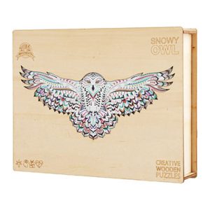 پازل چوبی وود بست مدل جغد برفی Wood Bests Snowy Owl