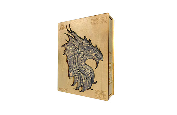 پازل چوبی وود بست مدل اژدها جنجگو Wood Bests Warrior Dragon